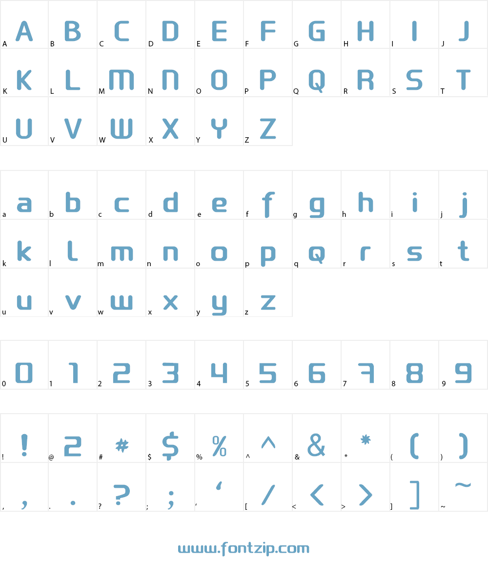 xenomorph hq Font Character